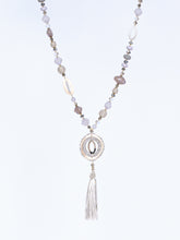 Necklace with pendant fringe